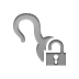 Piracy, Lock, open Gray icon