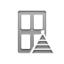Door, pyramid Icon