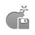 Diskette, Bomb Gray icon