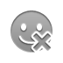 cross, smiley DarkGray icon