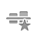 Align, Center, star, horizontal DimGray icon