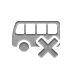 cross, Bus DarkGray icon