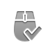 checkmark, Mouse DarkGray icon