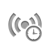 point, Clock, Access Gray icon