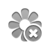 Flower, Close DarkGray icon