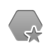 star, Polygon DarkGray icon