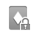 Game, open, diamond, Lock, card DarkGray icon
