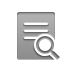 document, stamped, zoom Icon