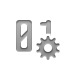 Gear, Bit Gray icon