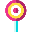 sugar, Lollipop, food, sweet, Dessert Black icon