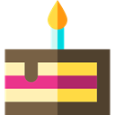 Bakery, Celebration, Dessert, food, birthday, Birthday Cake, cake Black icon