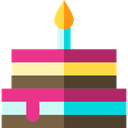 Celebration, cake, Dessert, food, Bakery, Birthday Cake, birthday Black icon