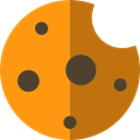 sweet, Bakery, cookie, cookies, Dessert, food DarkOrange icon