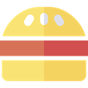 Fast food, junk food, sandwich, hamburger, food, Burger Khaki icon