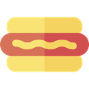 Sausage, food, Hot Dog, junk food, Fast food Khaki icon