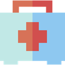 team, first aid kit, Team Sports, medical, equipment, American football, sports PowderBlue icon