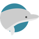 wildlife, Animal Kingdom, zoo, Animals, dolphin, mammal LightGray icon