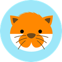 Cat, pet, Animals, Animal Kingdom PaleTurquoise icon