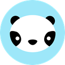wildlife, zoo, panda, Animals, Animal Kingdom PaleTurquoise icon