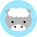 wildlife, Animal Kingdom, zoo, Sheep, Animals PaleTurquoise icon