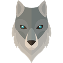 wildlife, Animal Kingdom, zoo, Animals, wolf Black icon