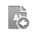 Ai, File, Left, Format Icon