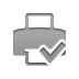 printer, checkmark DarkGray icon