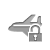 Lock, open, Plane Icon