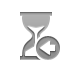 Hourglass, Left DarkGray icon