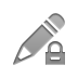 Lock, pencil Icon