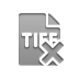 Tiff, File, cross, Format DarkGray icon