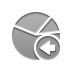 Stats, pie, chart, Left DarkGray icon