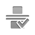 checkmark, evenly, vertical, space Gray icon