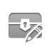 pencil, chest, treasure DarkGray icon