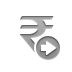 right, rupee, sign, Currency DarkGray icon