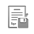 Diskette, contract Icon