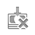 cross, salary Gray icon