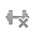 cross, weight Icon
