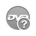 Dvd, help, Disk DarkGray icon