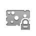 Lock, sponge DarkGray icon