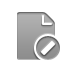 cancel, document DarkGray icon