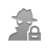 Spyware, Lock Gray icon