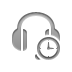 Headset, Clock Icon