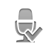 checkmark, radio, Microphone Icon