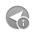 Left, arrowhead, Info DarkGray icon