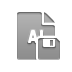 File, Format, Diskette, Ai DarkGray icon