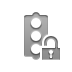 open, Lock, light, Traffic DarkGray icon