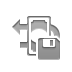 Diskette, refund Gray icon