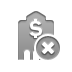 Bank, Close DarkGray icon