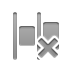 Left, cross, horizontal, distribute DarkGray icon